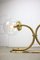 Large Mid-Century Italian Brass Wall or Ceiling Lamp, 1960s, Image 12