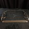 Mid-Century Glass Trays with Chrome Handles, Set of 4, Image 7
