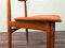 Italian Scandinavian Style Dining Chair in Beech and Skai, 1950s 2