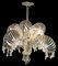 Art Nouveau Palm Chandelier, Image 1