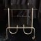 Art Deco Bar Cart in Chrome and Glass 1