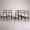 Superleggera Dining Chairs by Gio Ponti for Cassina, Set of 6 5