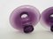 Vintage Vases in Purple Blown Glass, Poland, 1970s, Set of 2 7