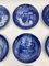 Piatti e decorazioni natalizie di Royal Copenhagen, Danimarca, anni '80, set di 23, Immagine 4