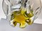 Italian Yellow Art Glass Hanging Lamp in style of Mazzega 1960s, Image 8