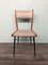 Vintage Italian Chair in Metal, Wood and Skai, 1960s, Image 11