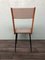 Italienischer Vintage Stuhl aus Metall, Holz & Skai, 1960er 8