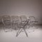 Plia Chairs by Giancarlo Piretti, Set of 8 9