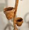 Lampada da terra in bambù e vimini con vasi e vasi di Daro, Francia, 1950, set di 4, Immagine 7