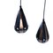 Droplet Pendant Lights in Copper by Werner Schou for Coronell Electrical, Denmark, 1960s, Set of 2 5