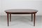 Modern Danish Round Dining Table in Rosewood with Three Leaves, 1970s 2