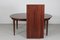 Modern Danish Round Dining Table in Rosewood with Three Leaves, 1970s 4