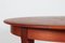 Modern Danish Round Dining Table in Teak with 2 Extension Leaves, 1970s, Image 2
