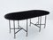 Royal Dining Table in Black Lacquered Top from Maison Jansen, 1960s 10