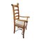 Vintage Spanish Walnut Dining Chairs in Wrought Iron, Set of 10 5