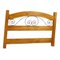 Vintage Mexican Single Bed Wrought Iron and Wood Headboard 2