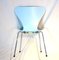 Silla modelo 3107 de Arne Jacobsen para Fritz Hansen, años 80, Imagen 3