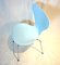 Silla modelo 3107 de Arne Jacobsen para Fritz Hansen, años 80, Imagen 2