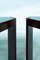 Stackable Side Tables with Smoked Glass Tops attributed to Porada Arredi, Set of 2 12