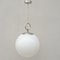 Large Opaline Glass Sphere Ceiling Light from Lumi Milano, 1950s 1