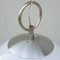 Large Opaline Glass Sphere Ceiling Light from Lumi Milano, 1950s 3