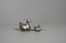 Ducks in Tin and Brass as Bowl with Lid, 1960s, Set of 2, Image 1