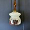 Lámpara colgante Art Glass de madera morada en estilo de Mazzega, años 60, Imagen 3
