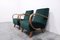 Bentwood Armchair with Emerald Green Velvet Upholstery by Jindřich Halabala, 1930s 6