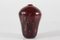 Danish Large Leaf Vase with Oxblood Glaze by Gerd Bøgelund for Royal Copenhagen, 1970s 1