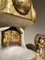 Jarrones estilo Luis XIV italianos antiguos lacados y dorados. Juego de 2, Imagen 17