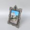 Antique Biedermeier Nickel-Plated Picture Frames, Set of 2 5
