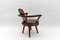 Mid-Century Modern French Wooden Armchair attributed to Pierre Chapo, 1960s, Image 8