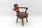 Mid-Century Modern French Wooden Armchair attributed to Pierre Chapo, 1960s 2