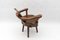 Mid-Century Modern French Wooden Armchair attributed to Pierre Chapo, 1960s 10