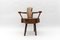 Mid-Century Modern French Wooden Armchair attributed to Pierre Chapo, 1960s, Image 1