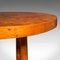 Vintage Art Deco French Podium Hall Table in Birds Eye Maple, 1930s 7