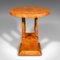 Vintage Art Deco French Podium Hall Table in Birds Eye Maple, 1930s 4