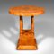 Vintage Art Deco French Podium Hall Table in Birds Eye Maple, 1930s, Image 4