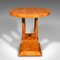 Vintage Art Deco French Podium Hall Table in Birds Eye Maple, 1930s 5