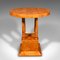 Vintage Art Deco French Podium Hall Table in Birds Eye Maple, 1930s, Image 5