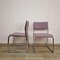 Set da pranzo Bauhaus da cucina con sedie e panche, anni '70, set di 4, Immagine 6
