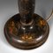 Lámpara auxiliar oriental vintage de ebonizado, años 30, Imagen 9