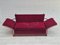 Danish Velour 2 Seater Drop Arm Sofa, 1960s 14