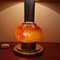 Lámpara de mesa grande con base de vidrio iluminado de Doria Leuchten, años 60, Imagen 2