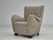 Danish Relax Chair in Velour with Beech Wood Legs, 1960s, Image 19