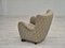 Danish Relax Chair in Velour with Beech Wood Legs, 1960s, Image 9