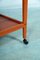 Danish Minimalist Teak Bar Cart, 1960s, Image 4