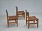 Chairs by Werner Biermann for Arte Sano, 1960s, Set of 3 3