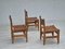 Chairs by Werner Biermann for Arte Sano, 1960s, Set of 3, Image 3
