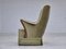 Skandinavischer Sessel aus Velours mit Beinen aus Buchenholz, 1960er 20